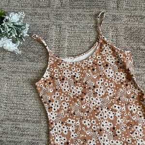 Floral Spaghetti Strap Dress